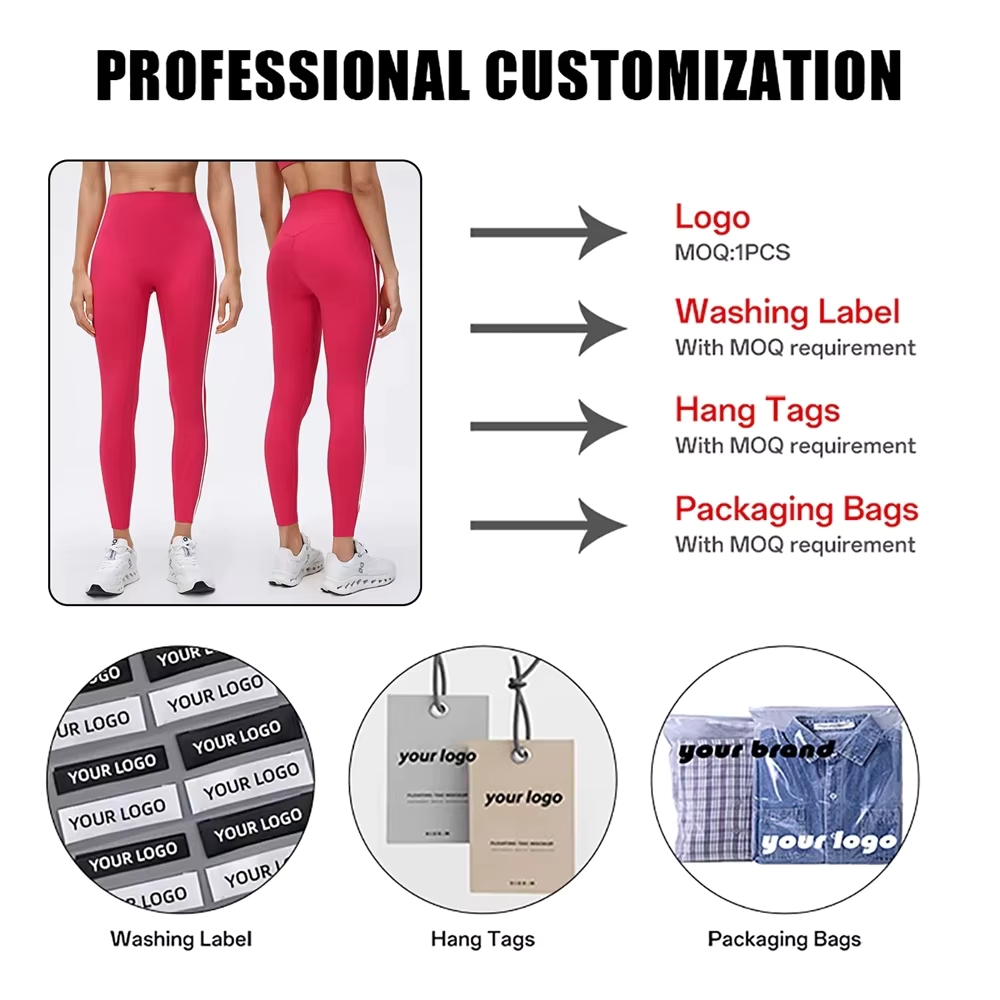 Wholesale Color Blocking Active Bottoms No Front Seam Tight Fit Sports Pants High Waist Gym Yoga Leggings for Women Quality