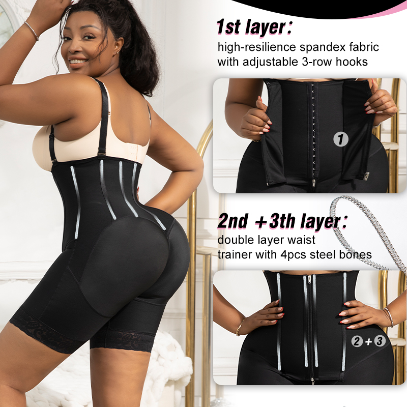 High Compression Shapewear Garments Stage 1 Post Surgery OP Operatoria Shorts Colombian Fajas Moldeadoras De Para
