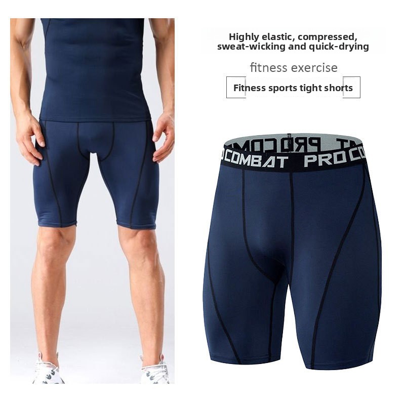 Men's Sports Gym Compression Leggings Printed Run Tights for Basketball Body Building Ropa Deportiva Wear