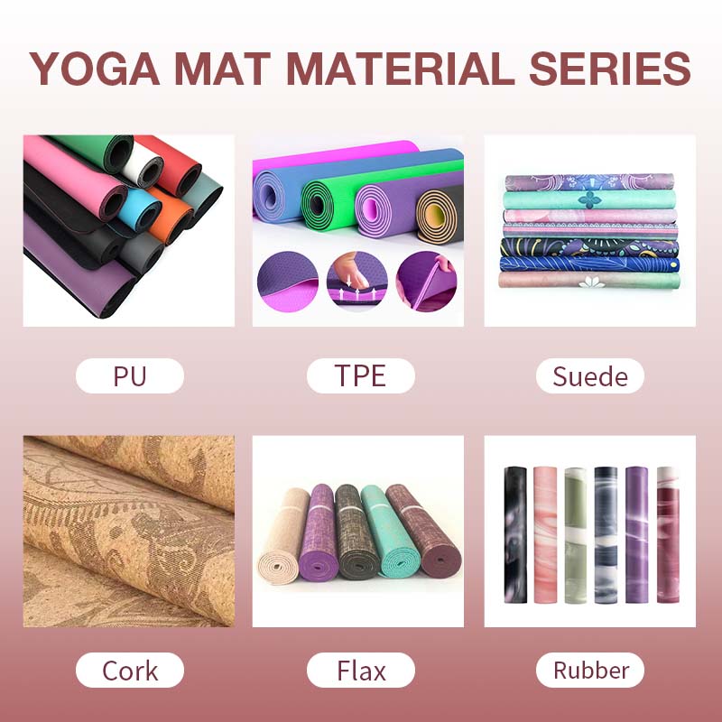 Custom Oval Arch Yoga Mat PU Natural Rubber Non Slip Beige White Yoga Mat For Studios
