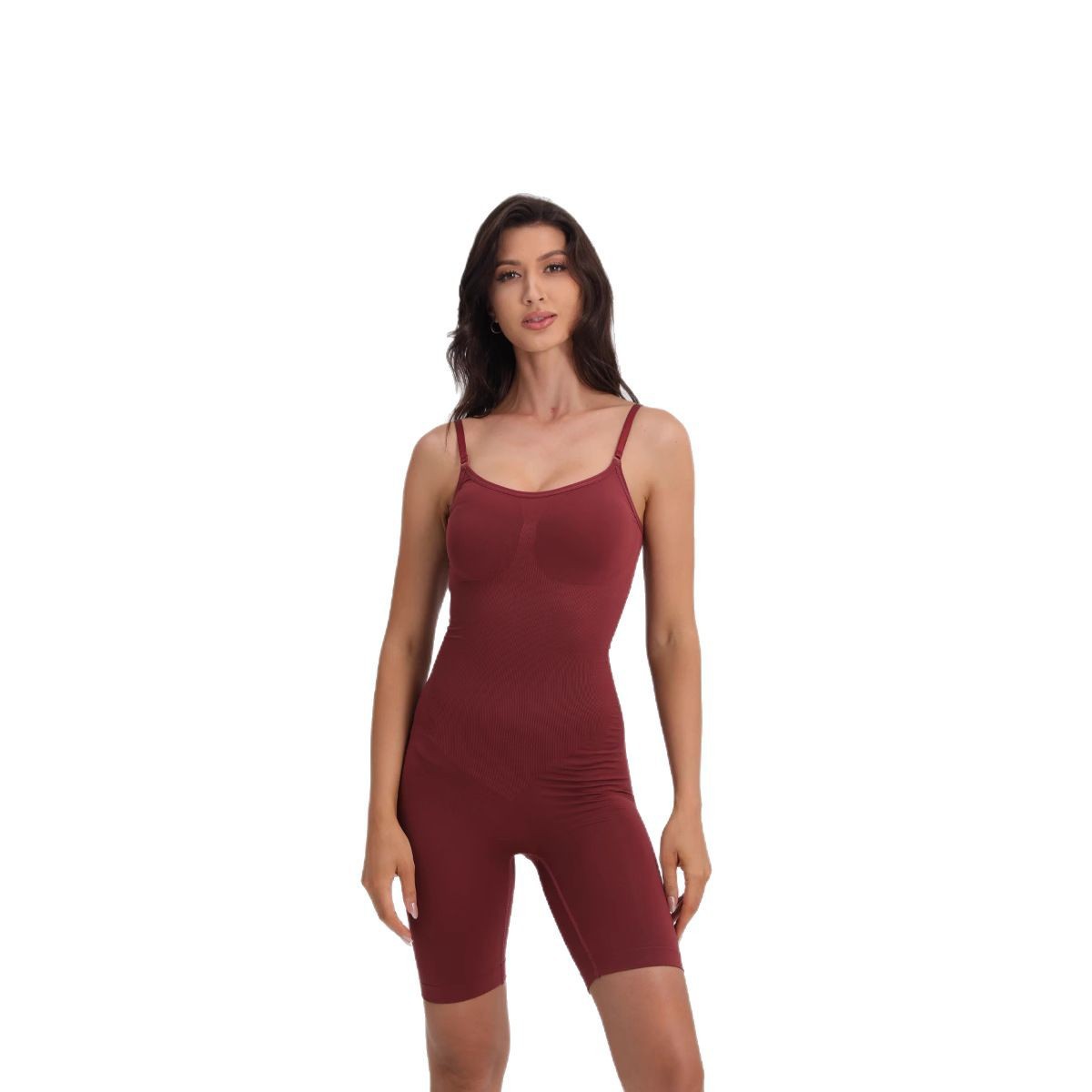 Women's Full Body Crotchless Bodysuit Shapewear Seamless Breathable Spandex/Nylon Fabric Firm Tummy Control Butt Lifter for Gym