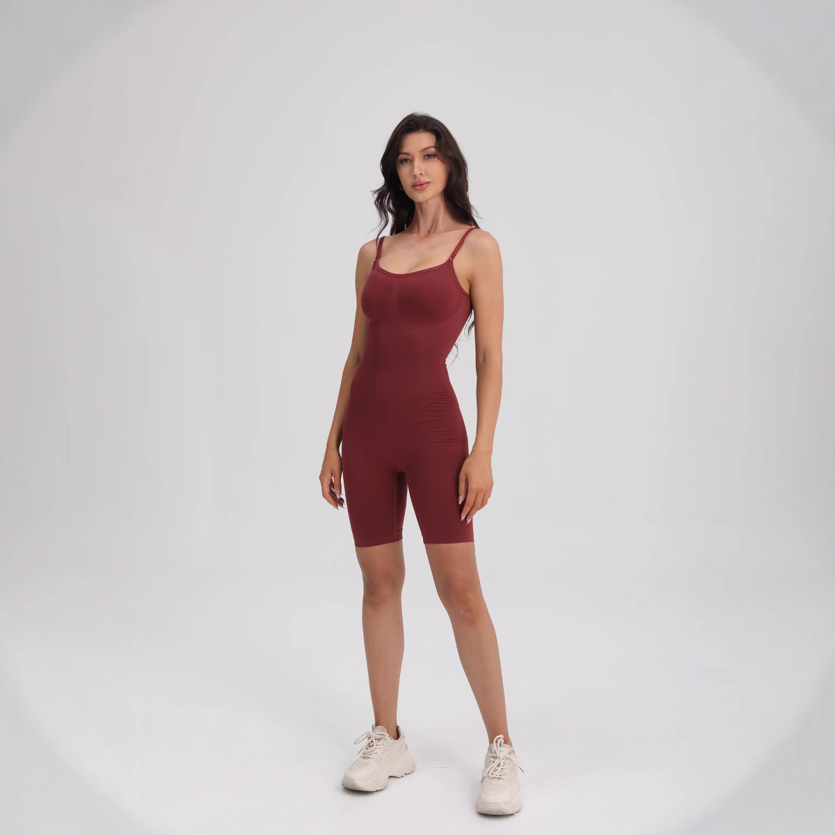 Women's Full Body Crotchless Bodysuit Shapewear Seamless Breathable Spandex/Nylon Fabric Firm Tummy Control Butt Lifter for Gym