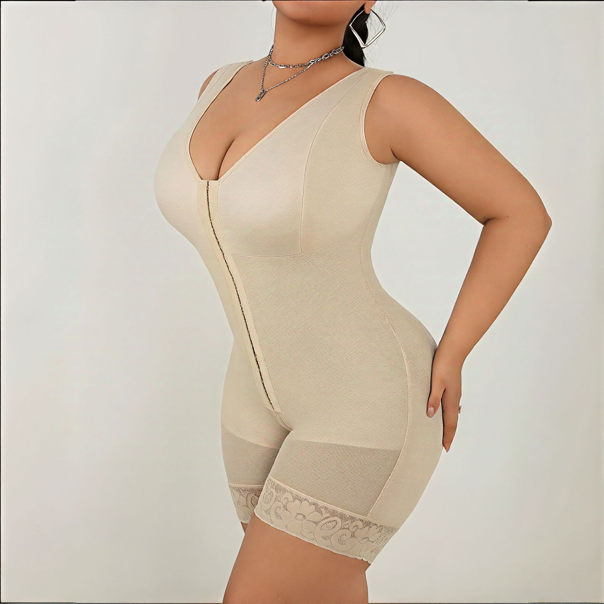 Wholesale Women Full Body Shaper Tummy Control Bodysuit Waist Trainer Compression Slimming Suit Butt Lifter Shapewear
