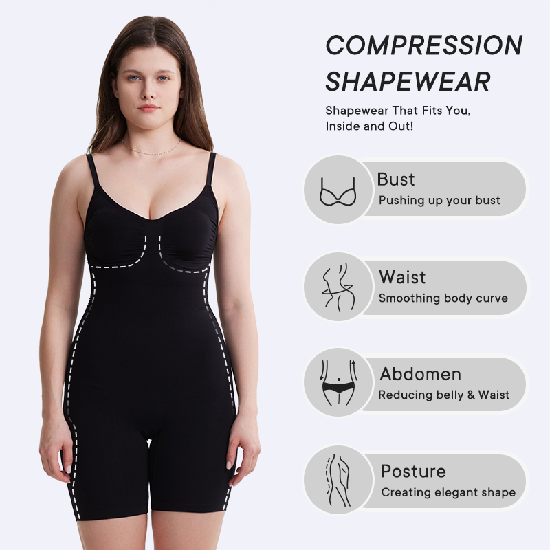 Wholesale Butt Lifter Full Body Shaper Plus SizeSeamless Tummy Control Bodysuit Shapewear for Women