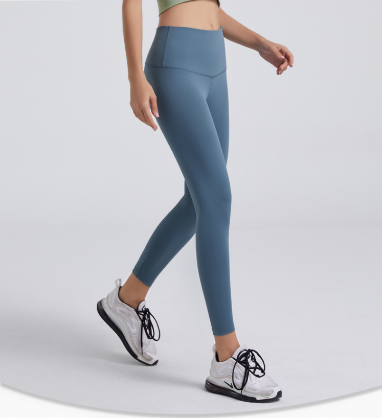 Black High-waisted Gothic-punk Lace-up Hip-lift Pants Leggings