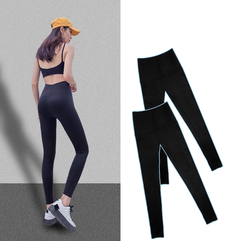 Workout Tights High Waist Gym Scrunch Butt Seamless Women Yoga Black Leggings