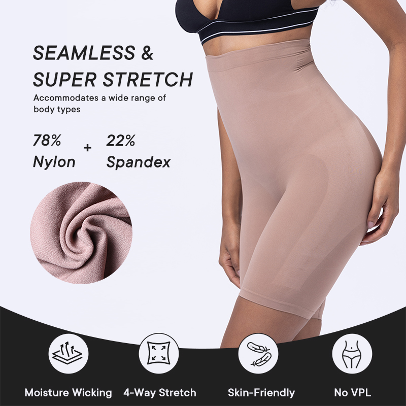 High Waist Shaper Shorts for Women Body Shaper Shapewear Butt Lifter Plus Size Seamless Shapewear Tummy Control