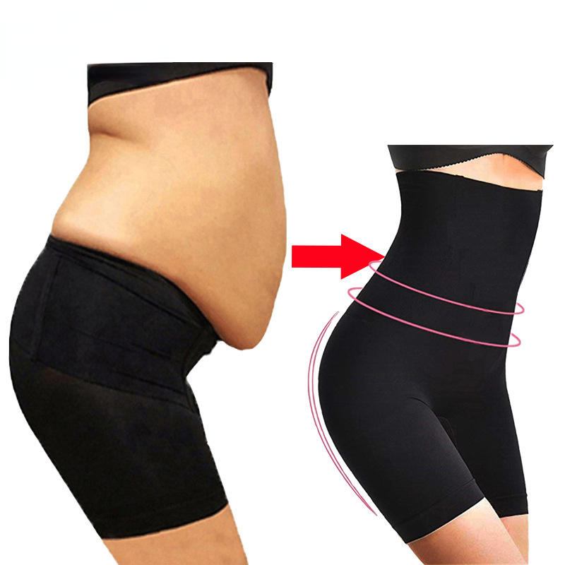 Custom Seamless High Waist Shapewear Shorts Women Tummy Control Butt Lifter Underwear Slim Body Shaper Pants for Daily