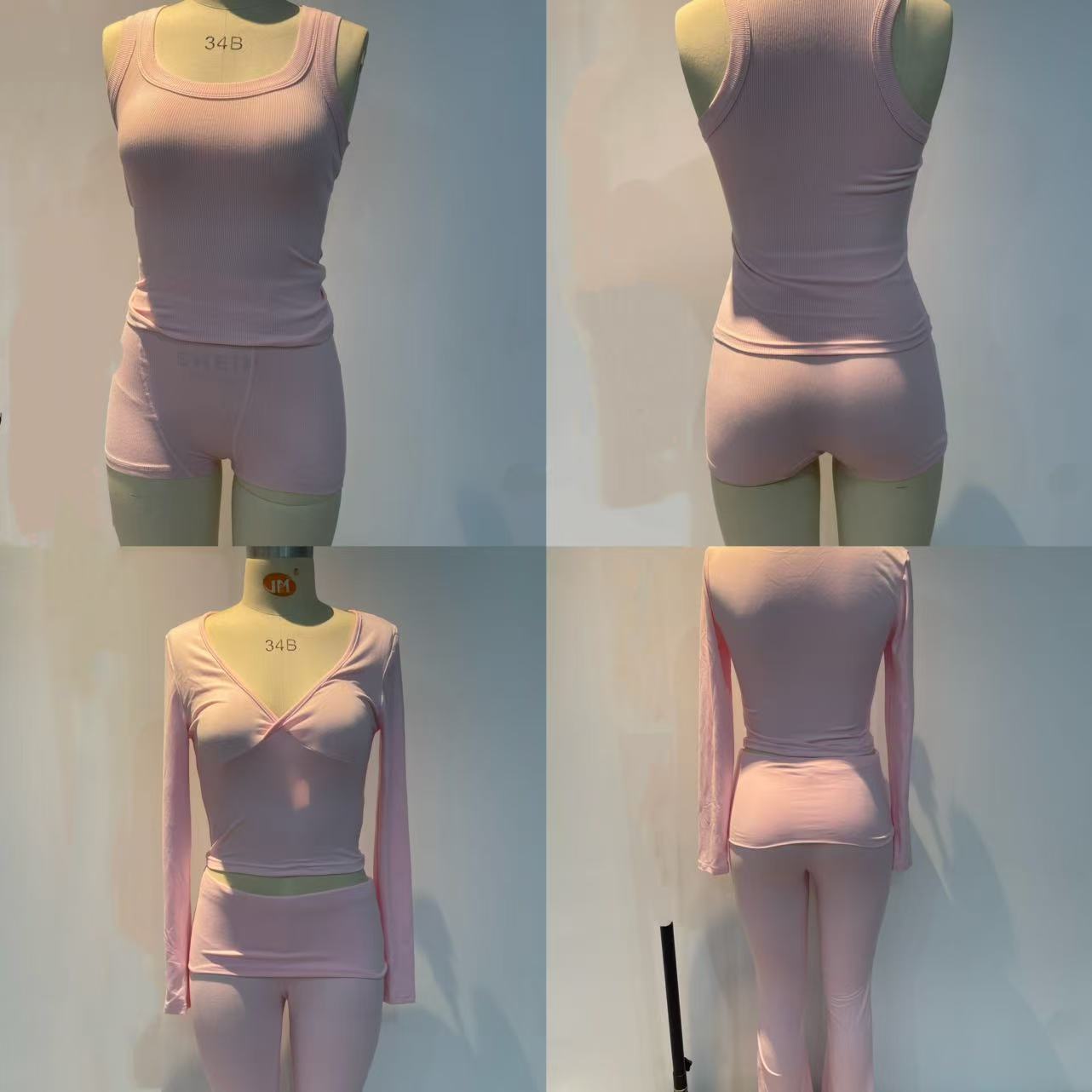 OEM/ODM Manufacturer for Custom Pijamas Woman Cotton Pyjamas Femme Top and Shorts Long Pants Two Piece Soft Lounge Sets