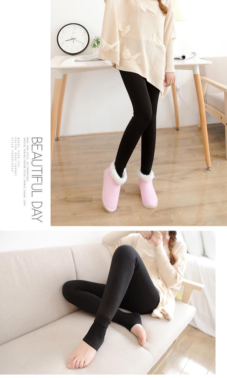 Thick Warm Leggings Detail 15