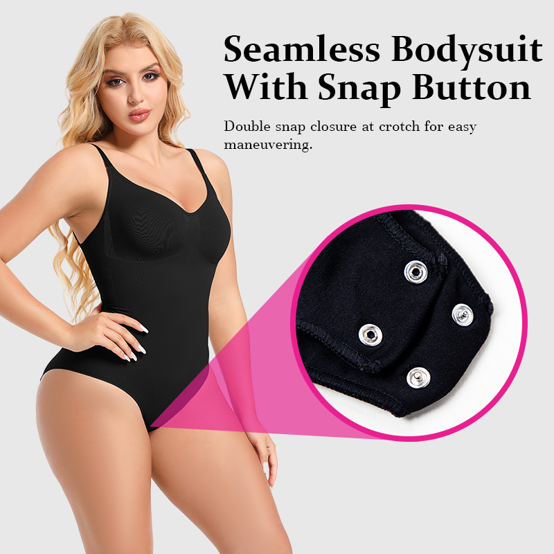 Hot Sale Medium Body Shapers Tummy Control High Snatched Waist Shapewear Bodysuit With No Compression Bra