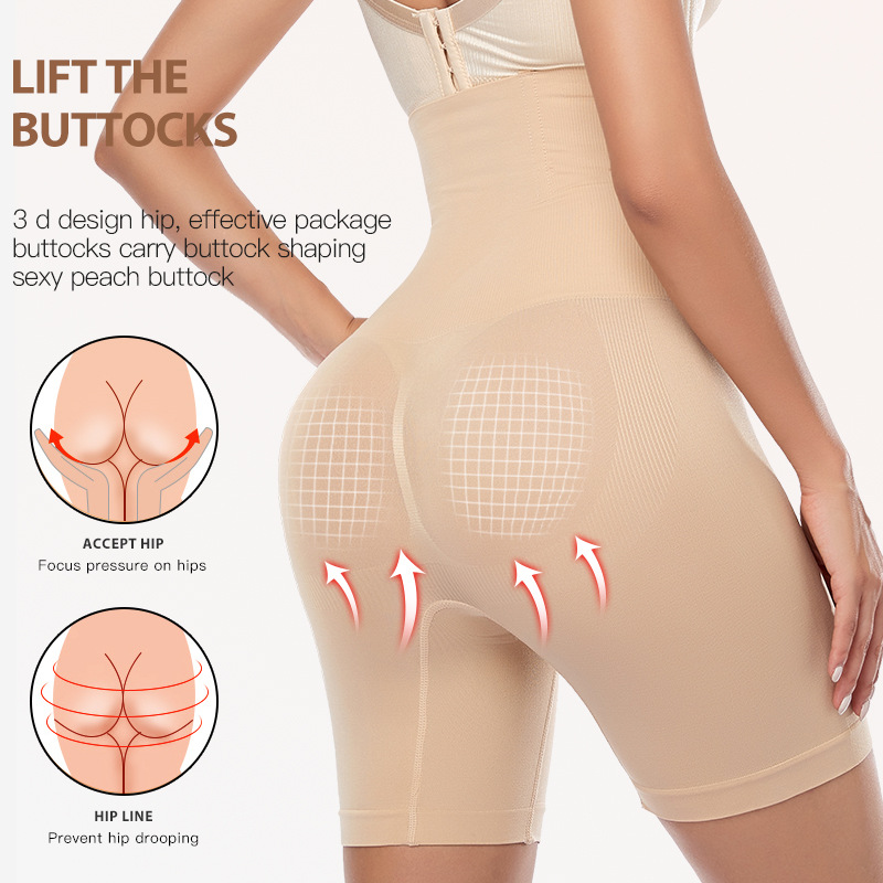 Plus Size Shapewear Shorts High Compression Tummy Control Panty Girdle Waist Shaper and Butt Lifter