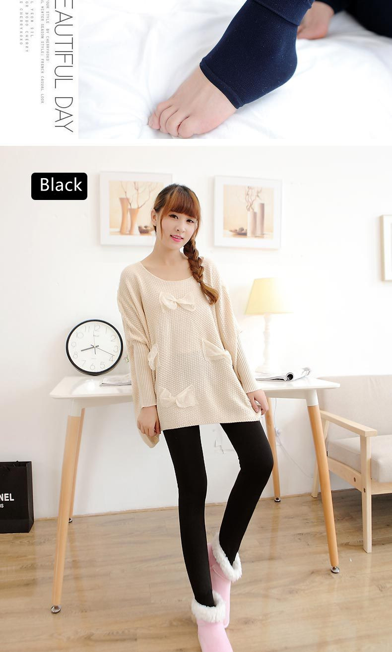Thick Warm Leggings Detail 13