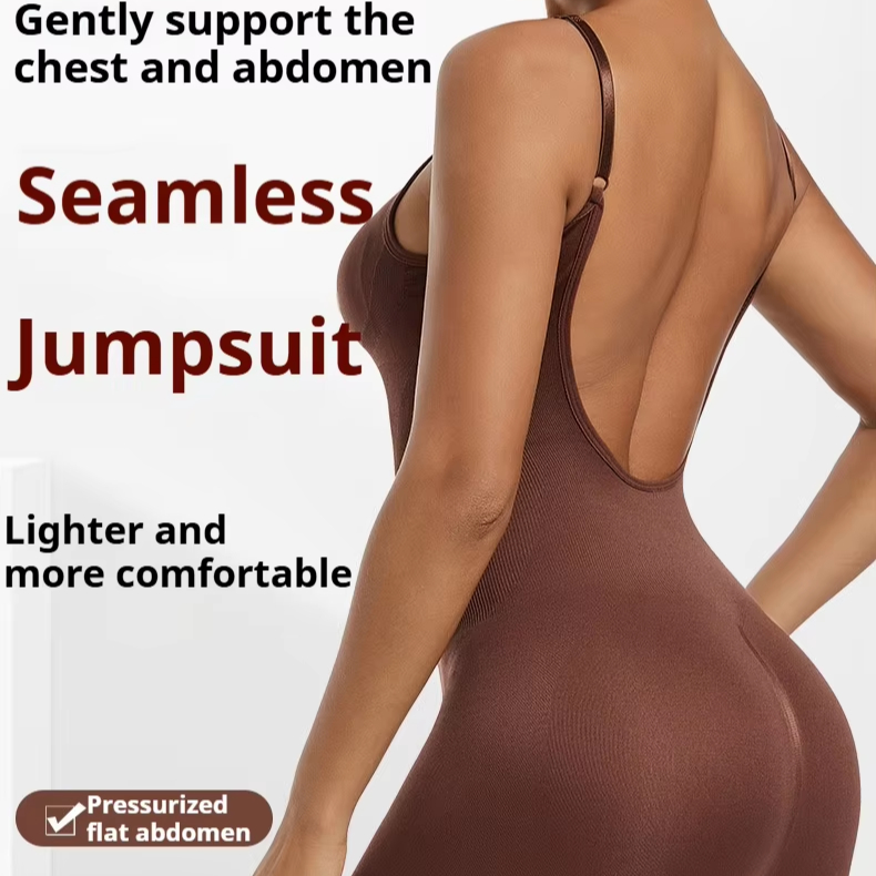 Women's Compression One-Piece Body Suit Shapewear Bodysuit Tummy Control Shaper with Butt Lifter Full Body Shapers
