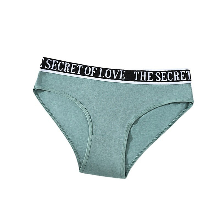 2026 New Custom Logo Plus Sizes Underwear Letter Printing Women Fitness Yoga Seamless Panties