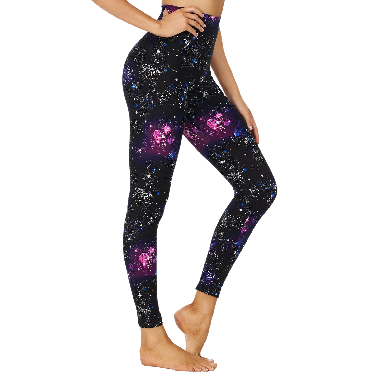 Wholesale Custom High Waist Yoga Leggings Women Ladies' Classical Breathable Silk Sport Outfit GYM Fitness Workout Ladies' Pants