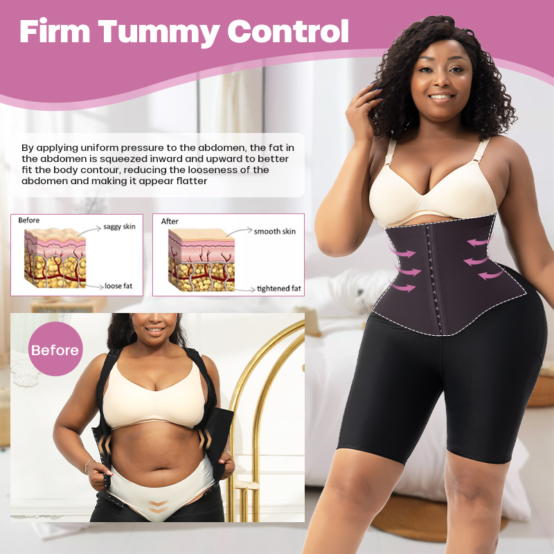 High Waisted Shorts Tummy Control Shapewear Panty Short Butt Lifter Bbl Colombian Faja Short Post Surgery Stage 2
