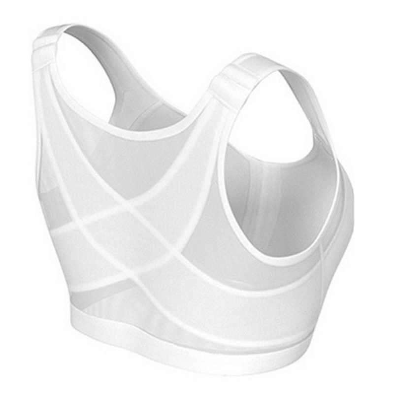 Women's Custom Logo Fitness Sports Bra OEM Customized Spandex Sexy Front Zipper Plus Size Fashionable Sports Bra's