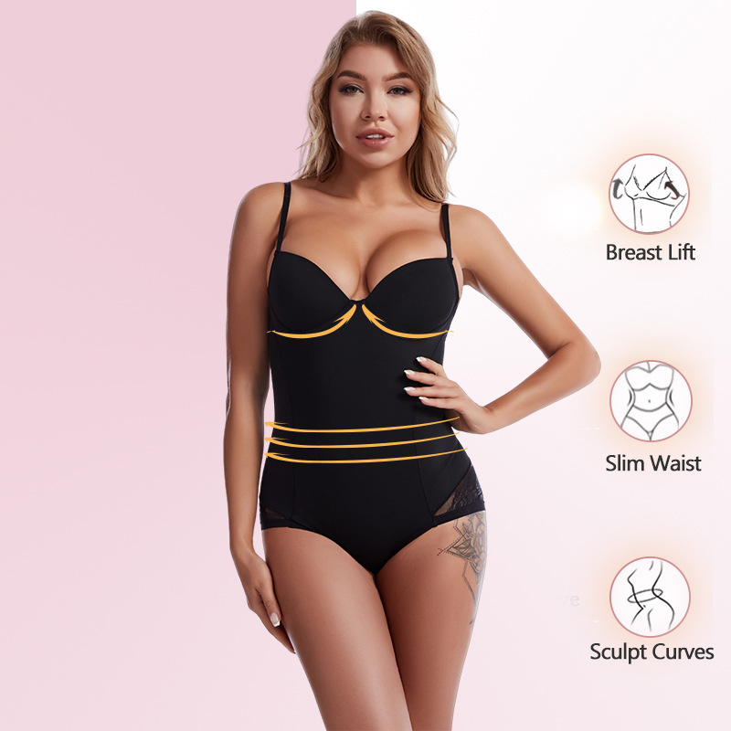 Wholesale High Quality Femme BodyShaper Shapewear for Woman Underwire Bra Tummy Control Shape Wear Body Suit