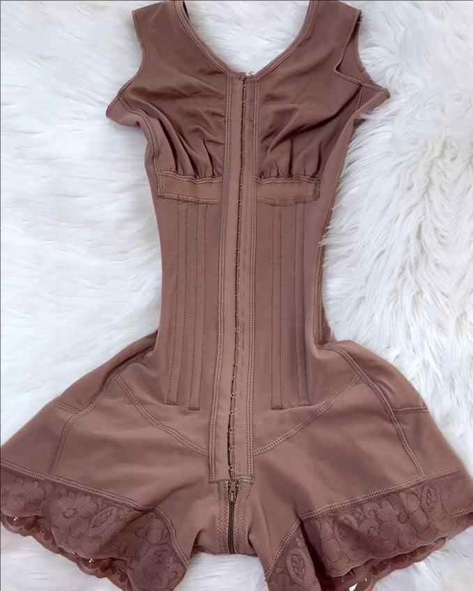 Fajas Colombianas Full Body Shaper with Steel Boning