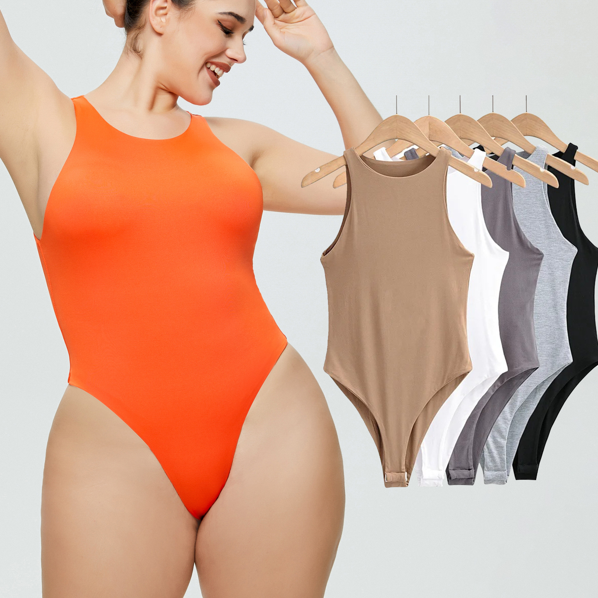 Seamless Shapewear Body Shaper Postpartum Corset Outfit Lingerie Bodysuit for Women