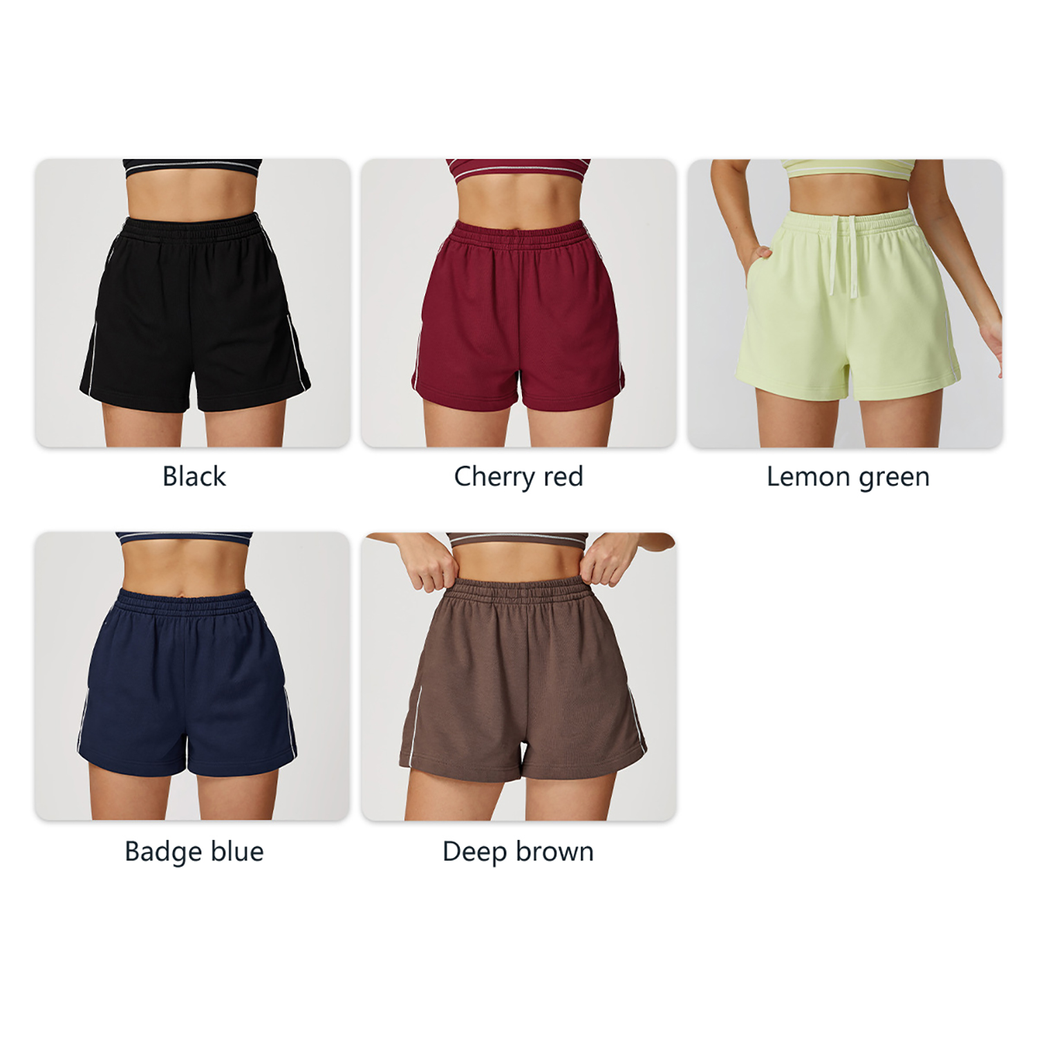 New 5 Colors High Waist Oversize Plus Size Casual Ruffle Loose Breathable Gym Fitness Pants Butt Lifter Yoga Shorts With Pockets