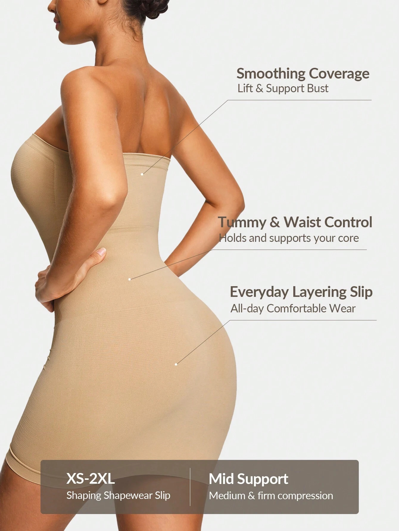 Wholesale Custom Plus Size Women's Seamless Slimmer Shapewear Full Body Tummy Control One Piece Recycled Shaper