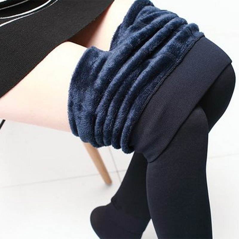 2023 Women Winter Thick Leggings Fleece Lined Warm Winter Pants Thermal One Size Lady Warm Legging Pantyhose Tights for Women
