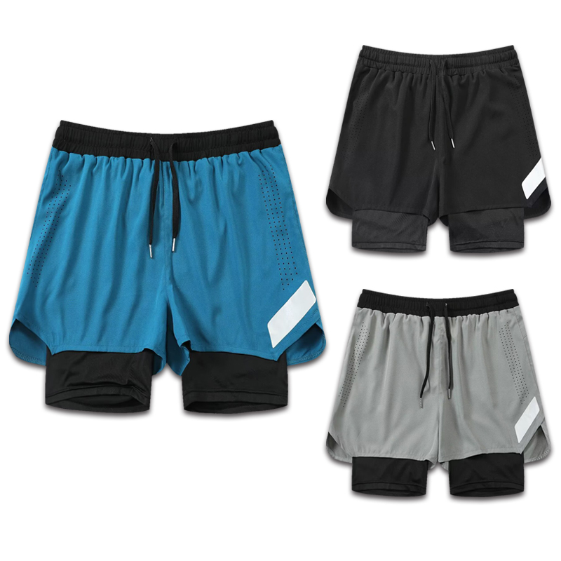 Factory Direct Wholesale Men Youth Nylon Compression Shorts Marathon Cycling Basketball Fitness Training Sports Tights
