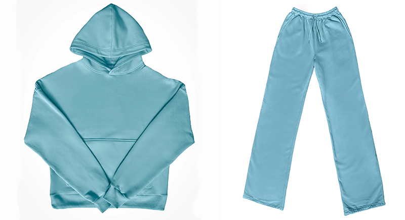 Customized Women Two Piece Outfits Pullover Hoodies & Jogger Sweatsuit Loose Wide Leg Lounge Wear With Pocket & Embroidery Logo