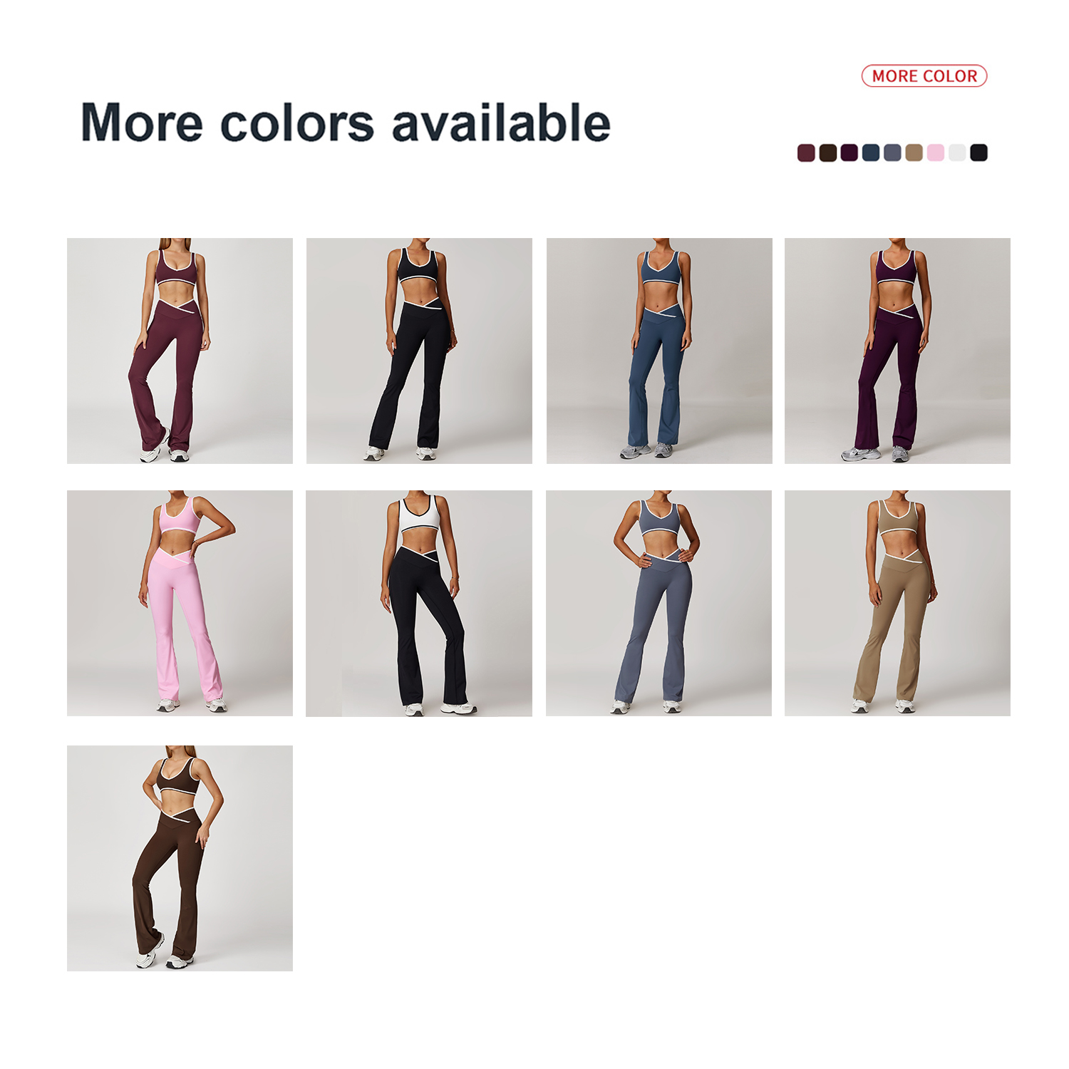 Custom High Quality Pilates Sportswear Gym Fitness Sports Clothing Cross High Waist Workout Clothes Women Active Wear Yoga Set