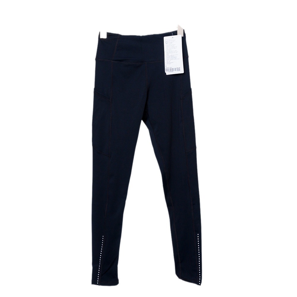 Free Fast Shipping Ladies High Waist Breathable Jogging Gym Yoga Leggings Soft Bag with Pocket Casual Stretchy Sports Style