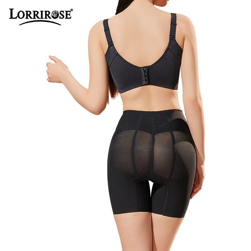 High Waist Butt Lifter Control Panties Shapewear Shorts Tummy Control 3-Layer Compression Tourmaline Seamless Breathable