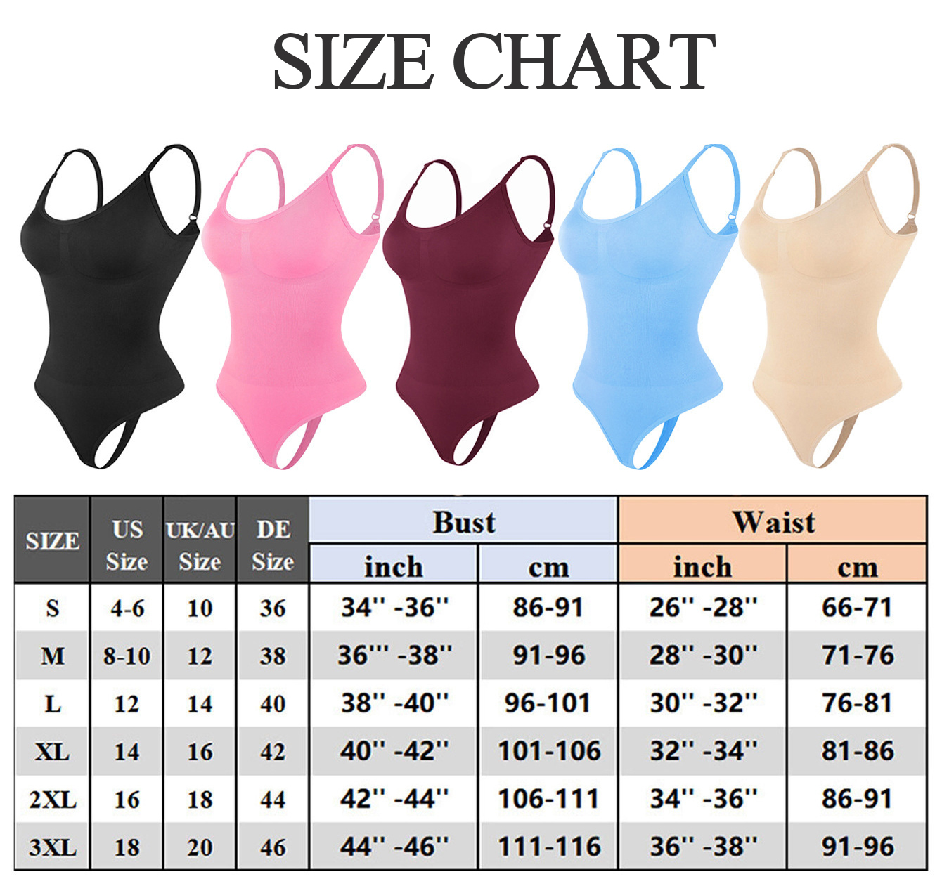Smoothing Shapewear Bodysuit for Women Faja Full Body Shaper Thong Soft Body Shaping Breast Slimming Underwear