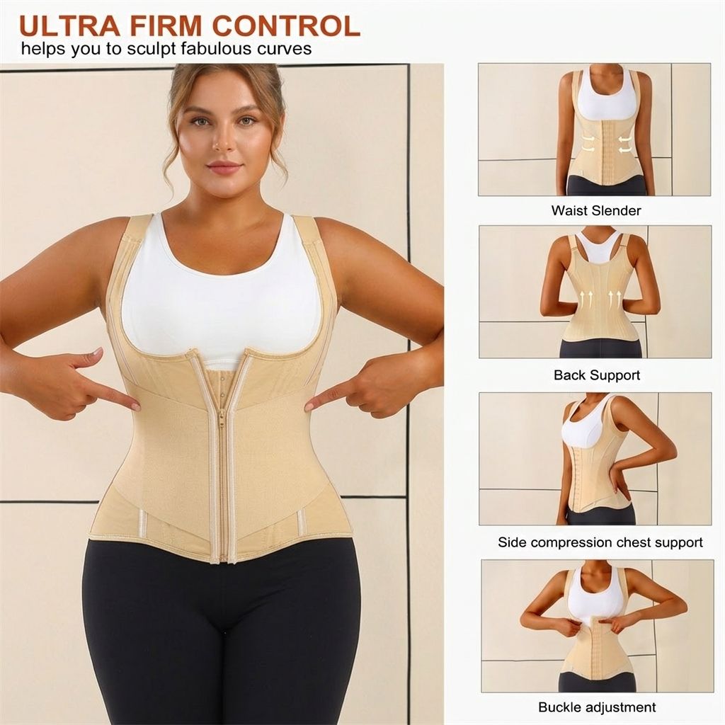 Custom Columbia Women's Slimming Sheath Bbl Vest Waist Trainer Corset Colombian Shaping Body Shapers Girdles Shapewear For Women