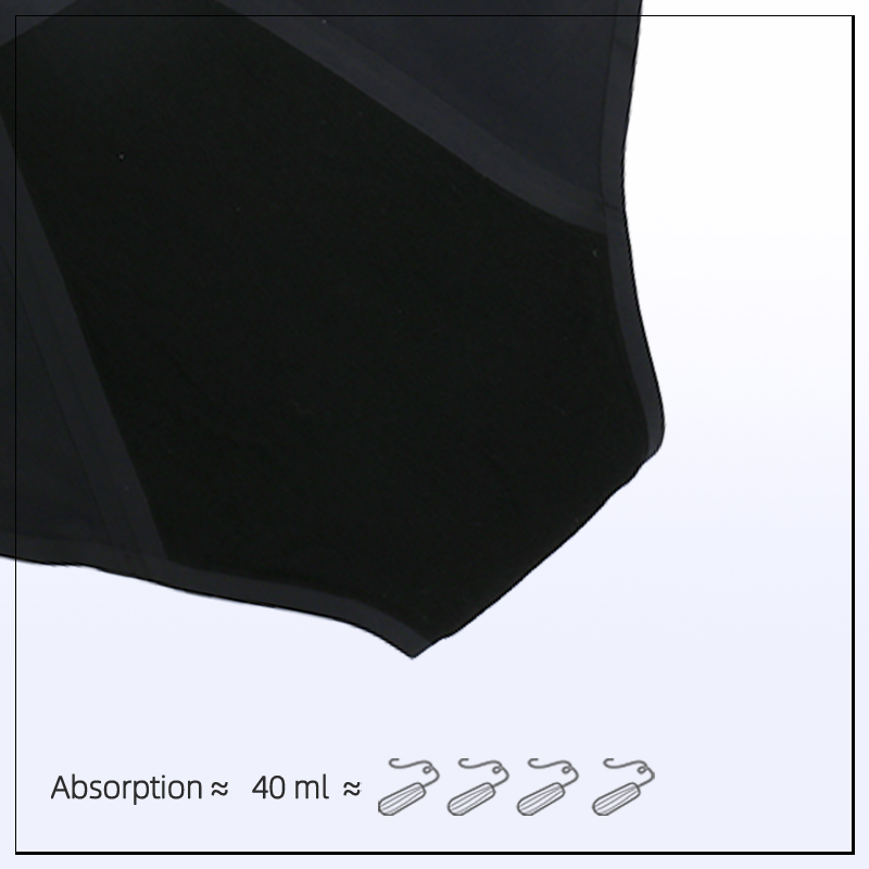 4 Four Layers 55 ml High Quality Wholesale Leak Proof High Waist Seamless Underwear Period Panties for Women