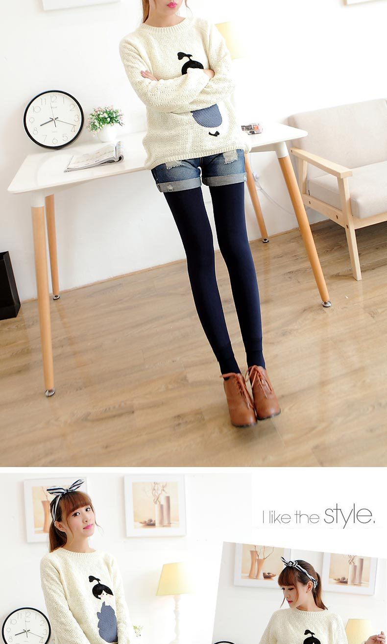Thick Warm Leggings Detail 11