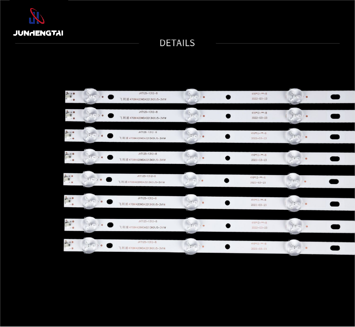 OEM Philips 3V1W JHT125 Led Backlight Strips Manufacturer, Suppliers