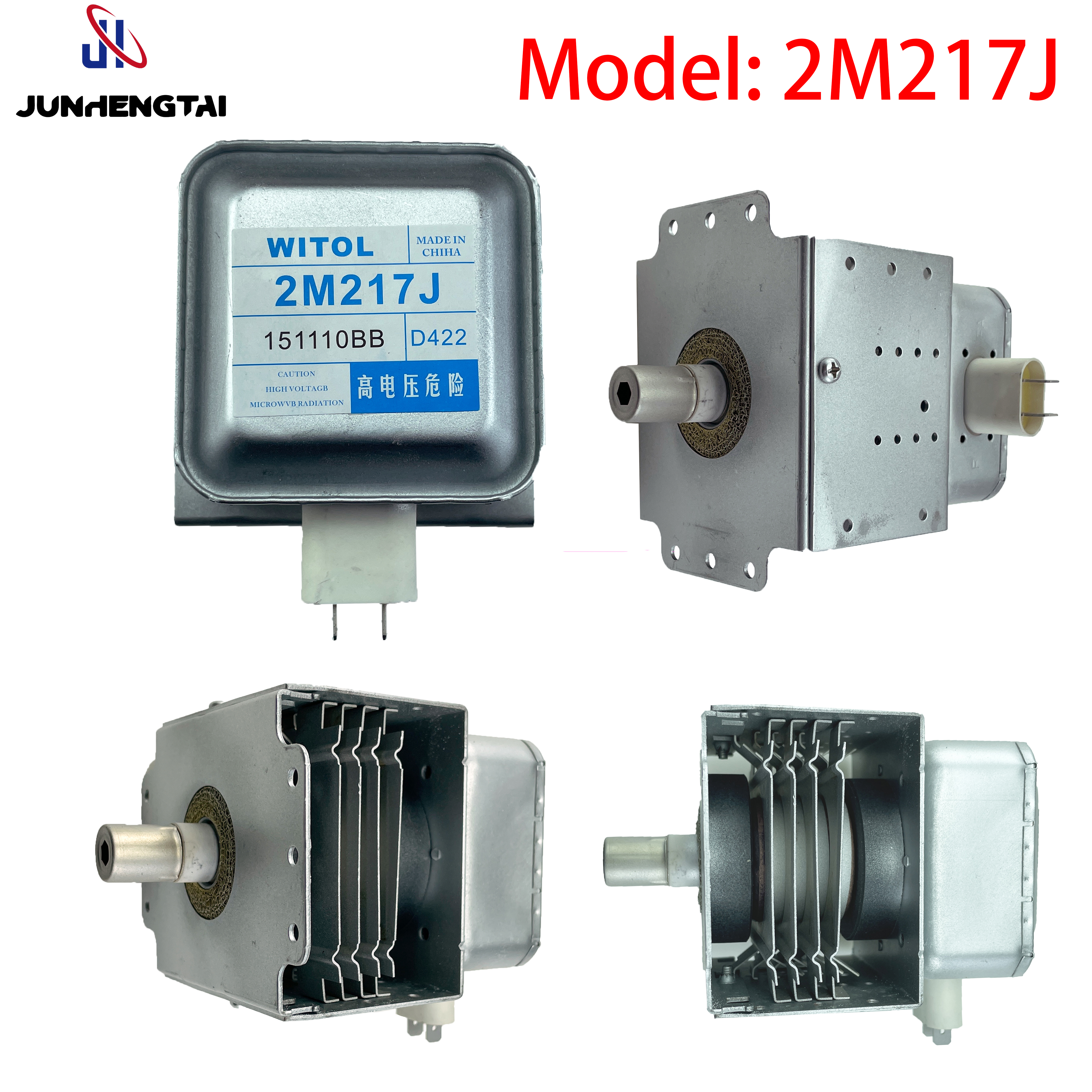 OEM JHT Magnetron 2M217J with Four Radiators for Microwave Oven Manufacturer, Supplier