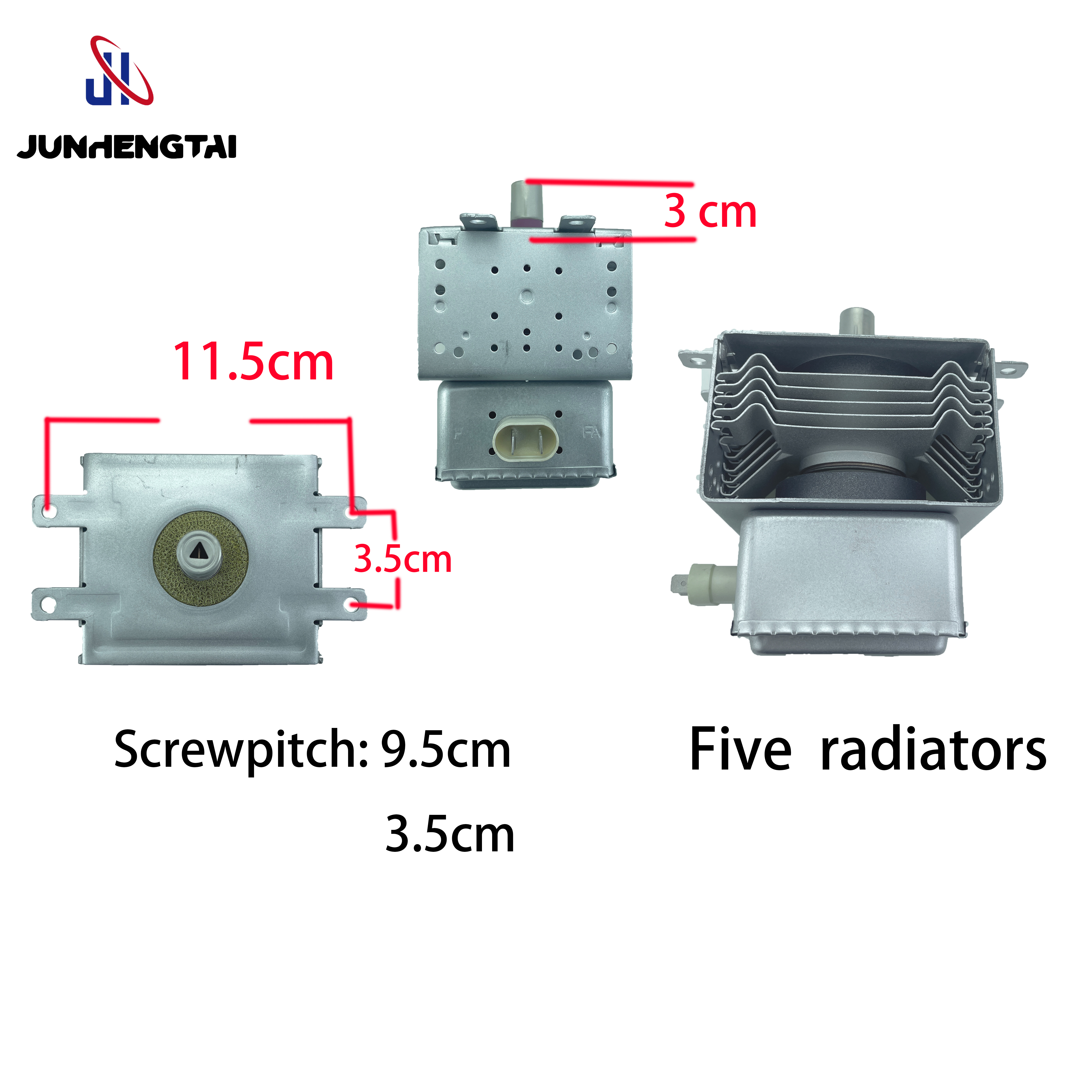 OEM JHT M24FB-210A Magnetron with Five Radiators for Microwave Oven Manufacturers, Factory