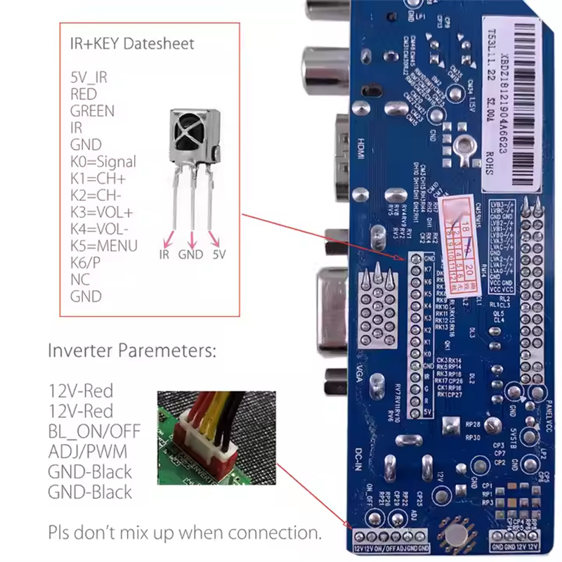 High-Quality Universal Tv Mother Board Vs.T56u11.2 For 24inch Manufacturer, Manufacturers