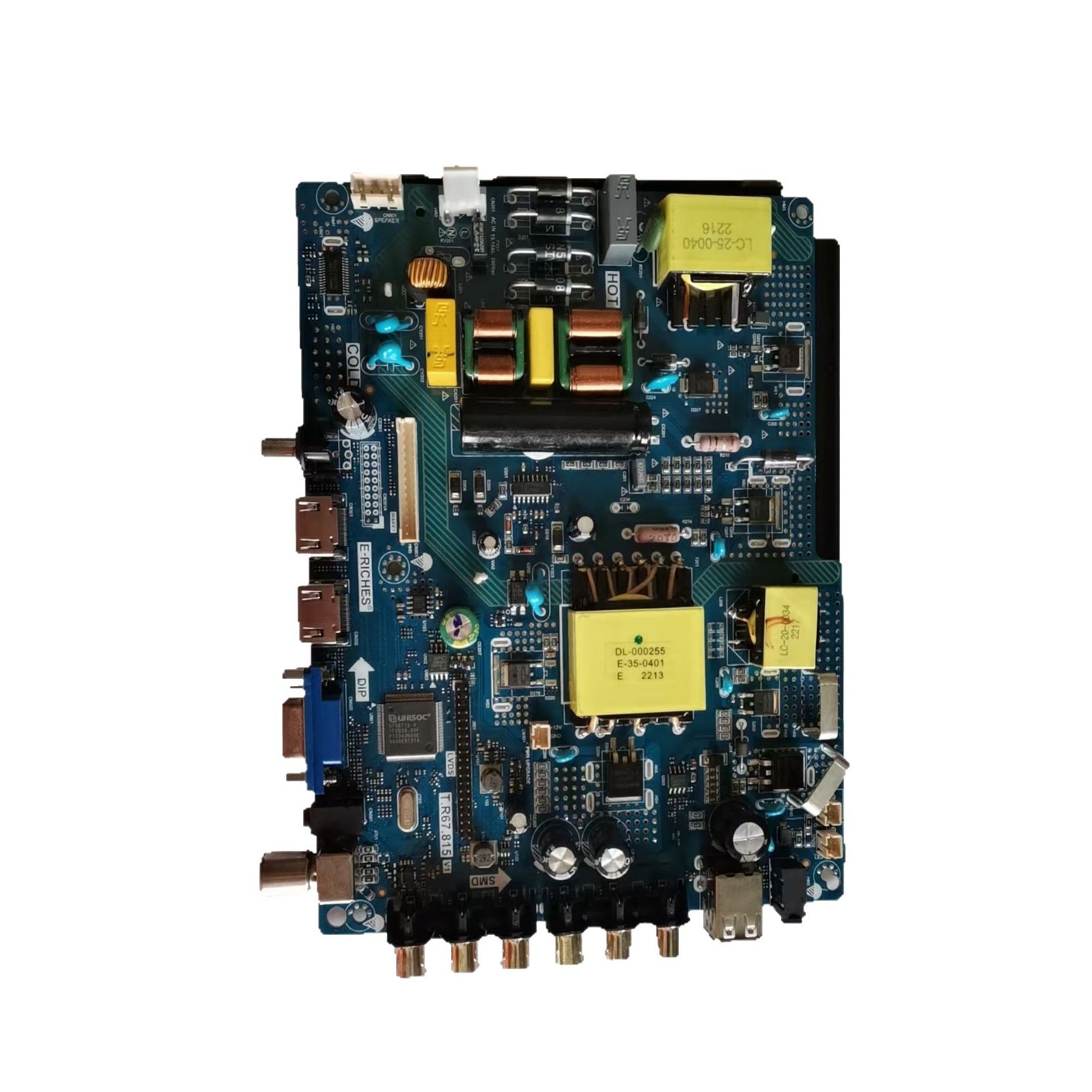 ODM Three-in-one Universal TV Motherboard T.R67.815 for 50-55inch TV Manufacturers, Suppliers