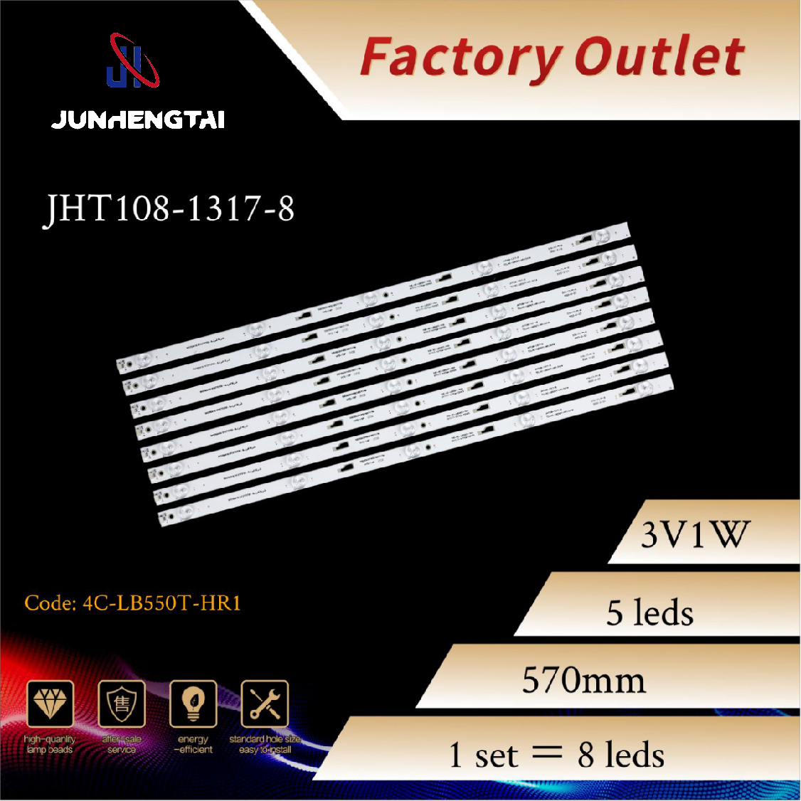 OEM Use for T-C-L 55inch JHT108 Led Backlight Strips Manufacturer, Manufacturers