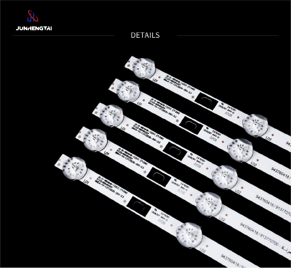 OEM JHT131 Led TV Backlight Strips 3V2W Suppliers, Factories