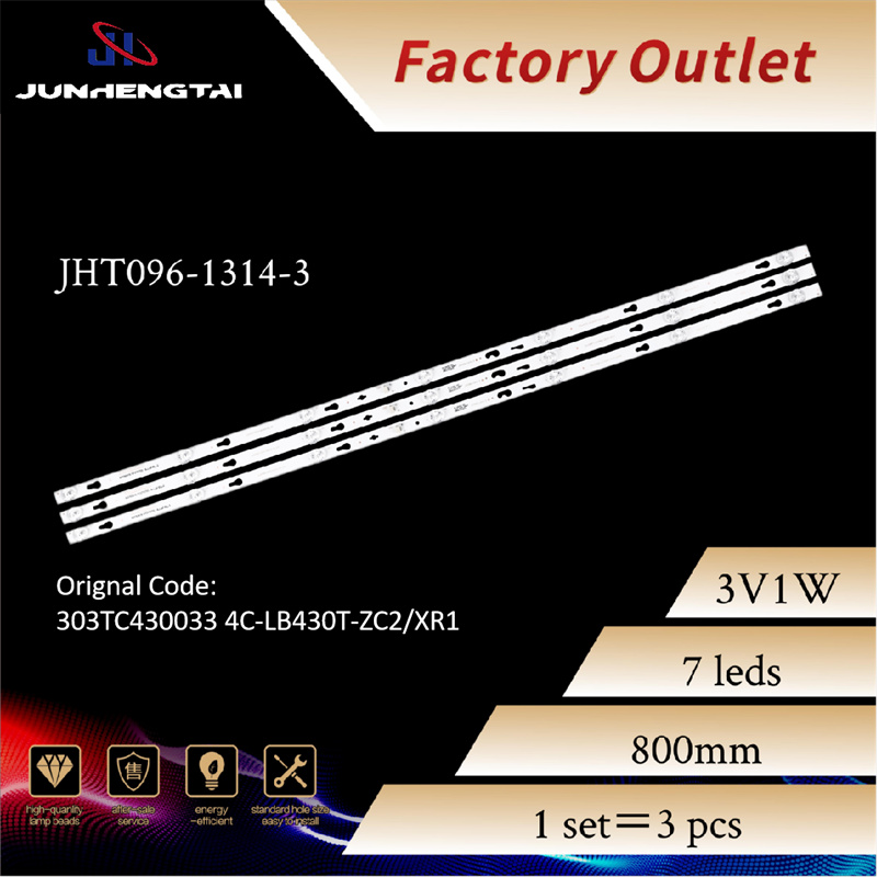 Wholesale Use for T-C-L 43inch JHT096 Led Backlight Strips Supplier, Factory