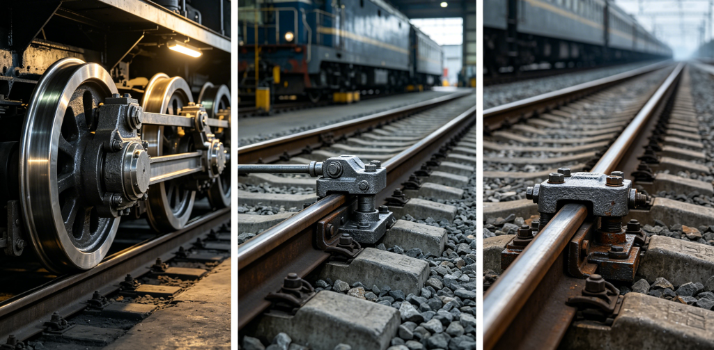 Investment Steel Casting Railway Parts