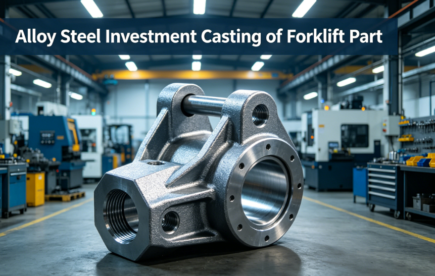 Alloy steel investment casting of forklift parts