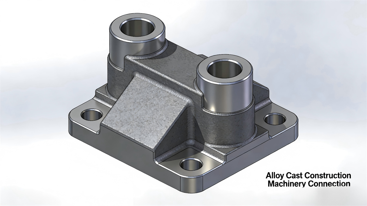 Alloy Cast Construction Machinery Connection Support - Design