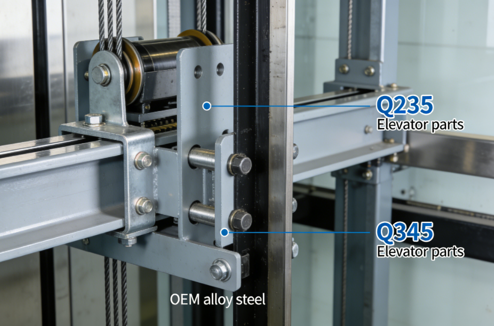 OEM Alloy Steel Elevator Parts