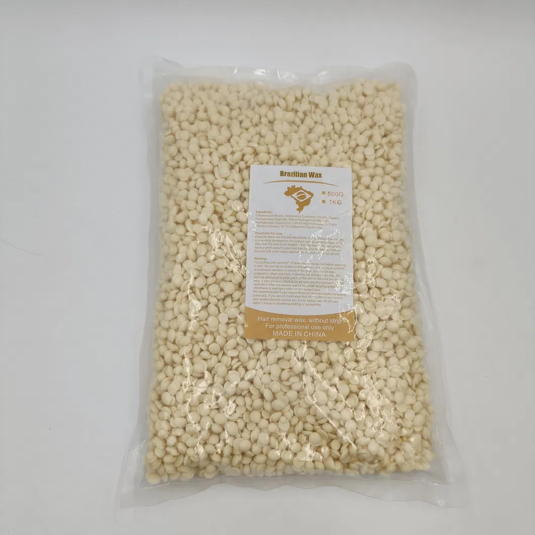 Private Label Hard Wax Beans 1000g Depilatory Waxing Products for Hair Removal for SPA